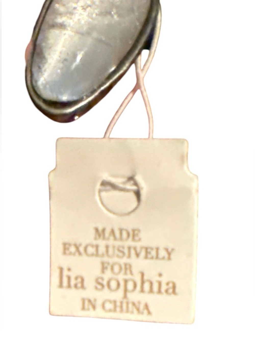 🆕 Lia Sophia Kiam Family Rock Crystal Hematite Necklace Adjustable16-19" - Picture 4 of 6